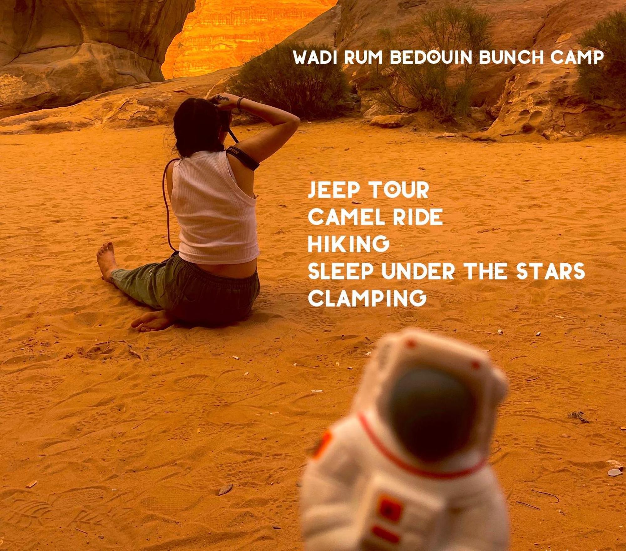 Bedouin Bunch Camp Hotel Wadi Rum Buitenkant foto